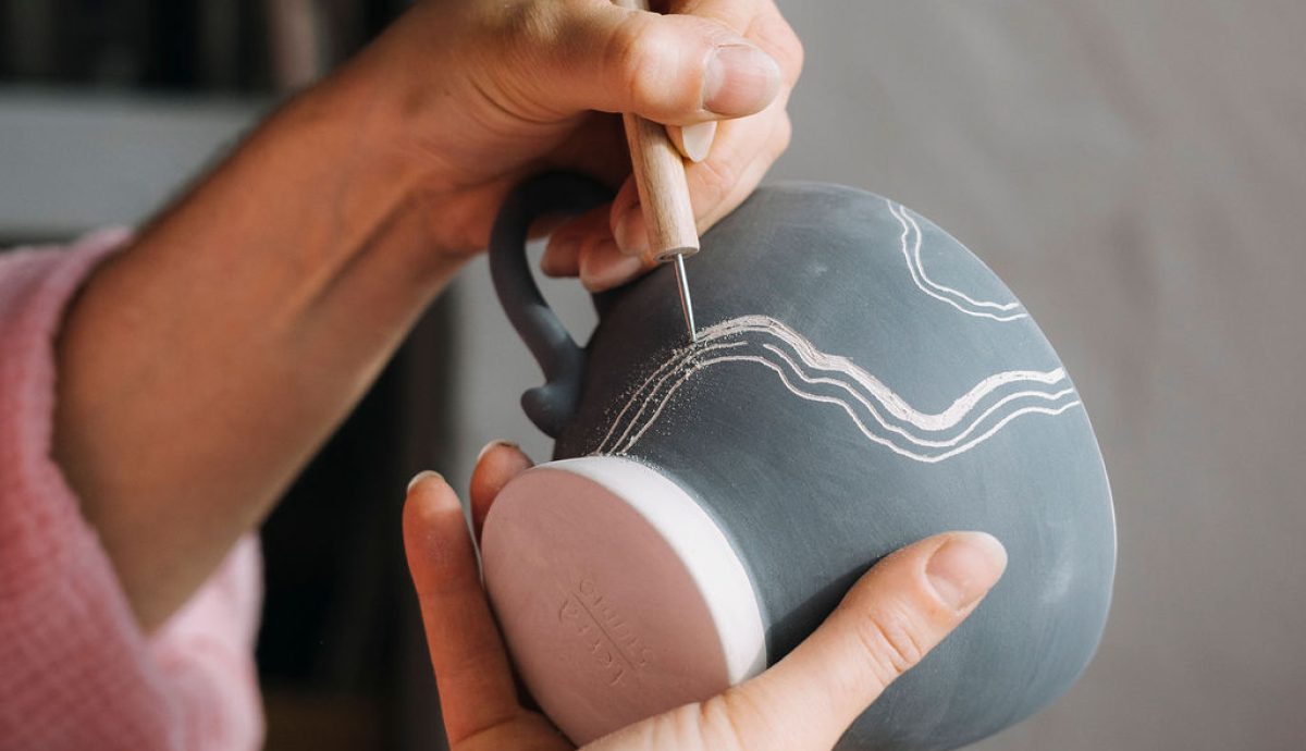 Sgrafito technika Sgrafito technika